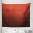 thumbnail image 1 of Abstract Tapestry, Antique Floral Pattern with Baroque Royal Renaissance Influences and Ombre Effect, Fabric Wall Hanging Decor for Bedroom Living Room Dorm, 5 Sizes, Black Red, by Ambesonne, 1 of 1