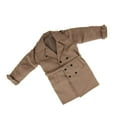 thumbnail image 4 of Gabardina 2x1/6, Abrigo Cortavientos, Chaqueta Larga Para Figura Masculina De 12'', Color Caqui, 4 of 8