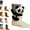 Panda, variant on 3D Knit Animal Socks Black Cat, Machine Washable Knit Socks for Men & Women, Various Animal Pattern designs, Winter Warm Style