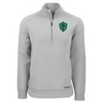 thumbnail image 2 of Men's-Cutter & Buck  Gray Seattle Sounders FC Roam Eco Recycled Tri-Blend Quarter-Zip Sweatshirt, 2 of 3