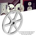 thumbnail image 3 of 1/4, 7 Inch Empty Tape Reel, Aluminum Alloy Open Reel Sound Takeup Reel, Repair Replace Better Sound Recording, 1/4 Inch, 7 Inches, for Reel to Reel Tape Players, 3 of 7