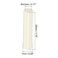 thumbnail image 2 of Uxcell 4.2mm ID x 7mm OD x 30mm L Round Spacers Washers, 50 Pack ABS Plastic Standoff Gaskets for M4 Screws, Beige, 2 of 4