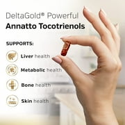 Premium Annatto Tocotrienol Supplement – Vitamin E Tocotrienols with DeltaGold – Tocotrienols Vitamin E 300 mg – Supports Liver, Immune & Heart Health - Delta + Gamma Tocotrienols (60 Liquid Capsules)