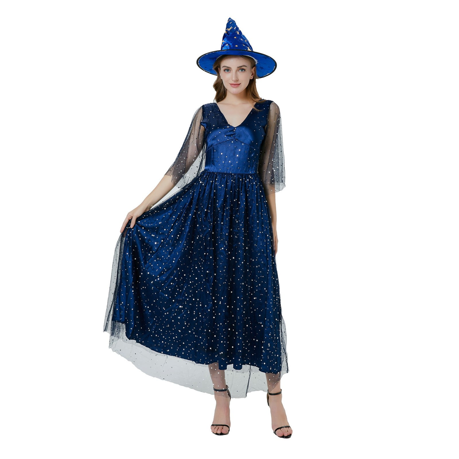 green emerald velvet dress Amazon.com: Fun Costumes Women's Witch Costume Dress Elegant White Fairy  Cosplay Outfit for Halloween