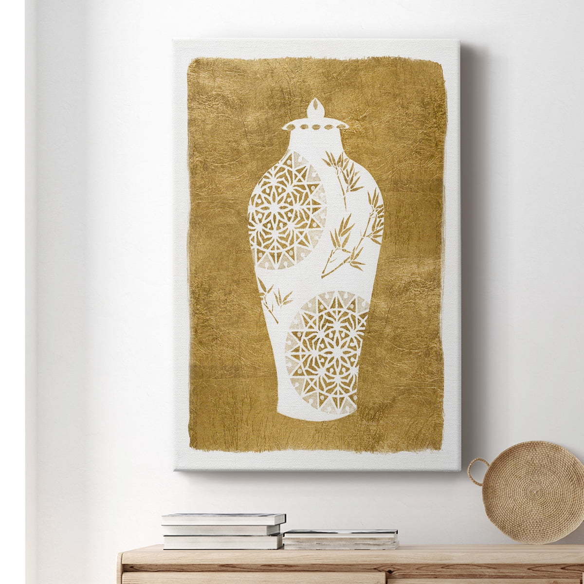 Golden Urn II Premium Gallery Wrapped Canvas - Ready to Hang