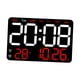 thumbnail image 3 of Reloj despertador digital con brillo ajustable de 10 niveles y modo de memoria, pantalla LED de mesa. Rojo, 3 of 9