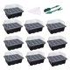 thumbnail image 5 of 10x caja de germinación de plantas de vivero de jardín Kit de bandeja de inicio de semillas de plantación Ndcxsfigh Para estrenar, 5 of 9