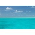 thumbnail image 2 of Paulson, Don 14x11 Gold Ornate Wood Framed with Double Matting Museum Art Print Titled - Bahamas, Exuma Island Seascape of aqua ocean, 2 of 4