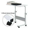 thumbnail image 4 of Ktaxon Adjustable Height PC Laptop Table Standing Computer Desk Portable Stand Up Work Station Cart Tray Side Table for Sofa and Bed,White, 4 of 8