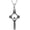 Claddagh Celtic Cross Necklace, variant on Cross Necklace for Women S925 Sterling Silver Tree of Life/Flower/Claddagh/Dragon/Hummingbird/Heart Necklace Jewelry Anniversary Birthday Gift for Her,Mom, Wife, Sister 20"