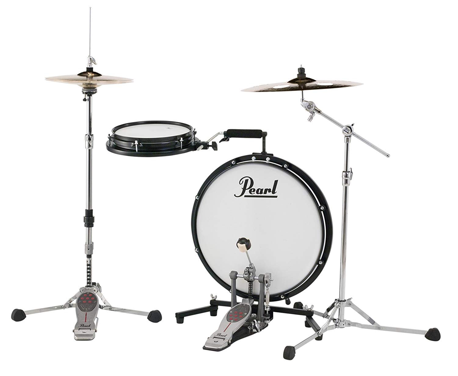 Pearl PCTK1810 Compact Traveler 2-Piece Drum Kit w/ Slim 18" Bass Drum, 10" Snare