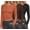 Black/Caramel/Brown, variant on Women 3 Pack Long Sleeve Shirts Fitted Tops Base Layering Tight Thermal Solid Color Undershirts XS-XXL