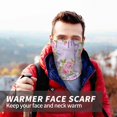thumbnail image 7 of Neck Gaiter Face Cover Scarf, rose Tower flower Soft Face Sun Mask Cover Scarf Headband Cooling Sweat Absorbing Bandanas Hiking Cycling Running, 7 of 7