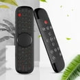 thumbnail image 2 of Wechip W2 Pro Wireless Keyboard 2.4G 3-in-1 Function ABS Air Mouse Touchpad Keyboard for Smart TV, 2 of 7