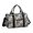 Halloween Ghost Cat Gray Pattern, variant on Checkered Pumpkin Halloween Pattern Gym Bag with Shoe Compartment, Swim Bag with Wet Pocket and Trolley Sleeve, Lightweight Gifts Ideas for Gym Travel Weekend,17.3 X 11.8 X 7.5 Inches