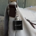 thumbnail image 3 of Friends PIVOT Stainless Steel 1oz Mini Flask Key Chain, 3 of 4