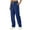 Blue, variant on Ktyne Scrub Bottoms for Women Soft Stretch Scrub Pants with Pockets Anti-Wrinkle Slim Fit Medical Scrub Pants Lightweight Drawstring Running Sweatpants Dark Blue S