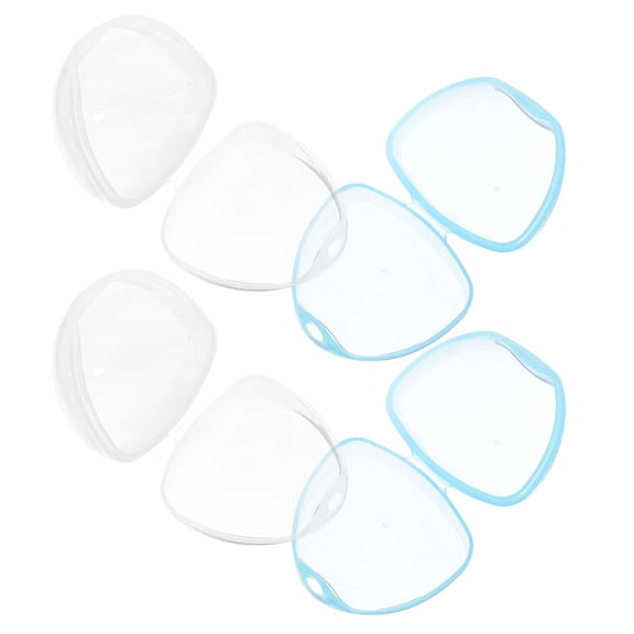 Milisten 4pcs Transparent Pacifier Storage Case Set for Travel and Outdoor Use, PP Material for Baby and Toddler