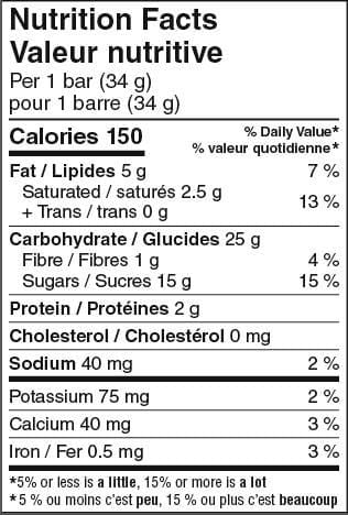 Great Value Caramel Nut Dipped Granola Bars, 6 bars, 206 g