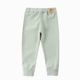 thumbnail image 4 of Gibobby Girls Sweatpants with Pockets- Baggy Fashion Casual Elastic Waist 2T 3T 4T 5T 6T 7T 8T Kids Wide Leg Pants School Daily Wear Toddler Girls Winter Clothes(3-4T,Green), 4 of 4