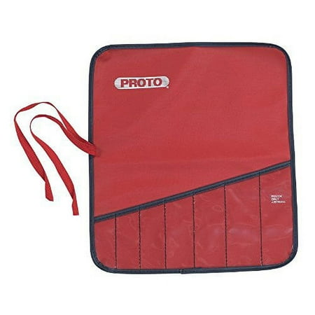 Proto Vinyl Tool Kit Pouches, 26 Compartments, Red, Vinyl, 1 EA (577-25TR21C)