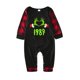 thumbnail image 4 of Conjuntos de pijamas navideños familiares a juego Grinch 2024, pijama de Grinch con parte superior y pantalones de pijama a cuadros, pijama de Grinch para niños y adultos para la familia, 3 Meses, 4 of 4