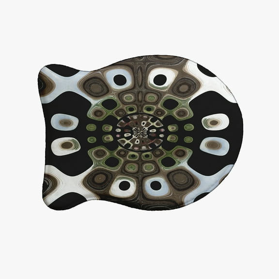 Simply Daisy Autumn Splash Fish Shape Pet Feeding Mat for Cats