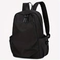 thumbnail image 3 of 1pc Mini Black Backpack, Lightweight School Bag, Simple Casual Travel Small Backpack, Student Commuter Backpack, Outdoor Travel Bag, Versatile Solid Color Backpack, 3 of 5