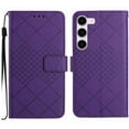 thumbnail image 2 of For Samsung S23 FE Wallet Case with RFID Blocking Card Slots Holder Premium PU Leather Magnetic Kickstand Shockproof Wrist Strap Removable Flip Protective Cover For Samsung Galaxy S23 FE, Purple, 2 of 9