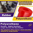 thumbnail image 2 of EZGO TXT Spring Bushing Kit, Golf Cart Leaf Spring Shackles Polyurethane Bushing Sleeve for 1994-Up EZGO TXT/Medalist and 1981-Up  DS,  Parts OE 70289-G02 70291G-01 1015583 1012303, 2 of 7