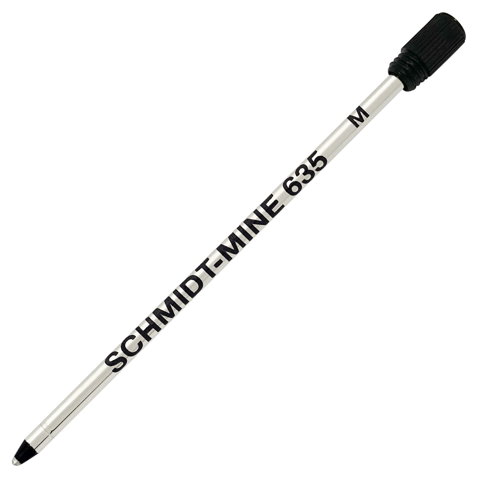 Schmidt 635 Mini D1 Ball Pen Refill with Plastic Refill Holder Black