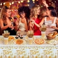 thumbnail image 3 of 121PCS New Year Eve Party Supplies Dinnerware Set for 16 Guests, 2026 White Gold Happy New Year Tableware Set with Cups Napkins Tablecloth for 2026 New Year Eve Party Decor, 3 of 7