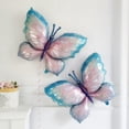 thumbnail image 2 of Decoración para fiestas de cumpleaños con globos de aluminio y forma de mariposa, globos de helio que flotan en el aire, accesorios para fotografías al aire libre, 2 of 6