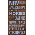 thumbnail image 2 of Art Licensing Studio 14x24 Black Ornate Wood Framed with Double Matting Museum Art Print Titled - NRV Text, 2 of 4