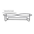 thumbnail image 7 of perfeclan Elevated Bowl Stand Carrier Solid Metal Lightweight Accessories Iron Frame Feeding Station for Dogs Puppy Household Two Bowls S, 7 of 7