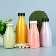 thumbnail image 4 of Monyance yogurt bottle 10x 200ML Clear Plastic Bottles with White Caps for & Beverages(5.12X2.17X2.17Inches), 4 of 11