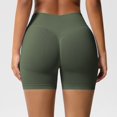 thumbnail image 5 of Women's High Waisted Biker Shorts Stretchy Tummy Control Workout Shorts, 5 of 8