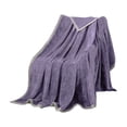 thumbnail image 2 of Ofertas Relámpago, Manta para la siesta en la oficina, funda de sofá, manta de terciopelo coral con cuadros de piña Akmoler, 2 of 9