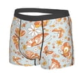 thumbnail image 2 of Kll Retro Floral Butterfly Men'S Cotton Boxer Briefs Underwear-Large, 2 of 9
