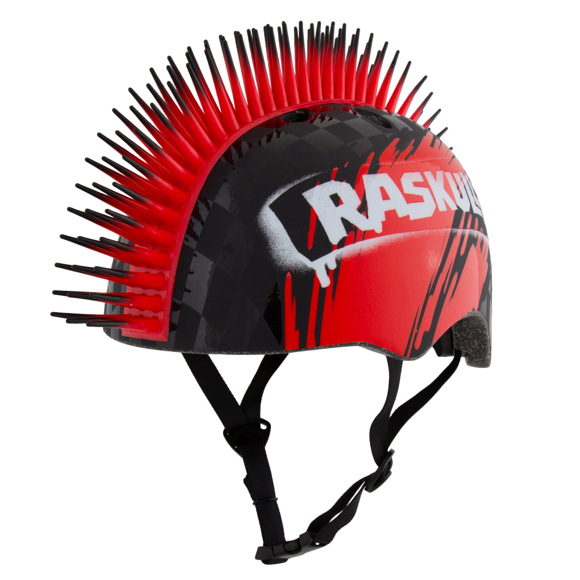 Raskullz Hawk Mohawk Black Bike Helmet, Child 5+ (50-54cm)