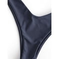 thumbnail image 5 of ZAFUL for Women One Shoulder Cutout High Leg Bikini Set Mist Blue L, 5 of 5