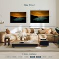 thumbnail image 4 of Elephant Stock Lake Tahoe At Nightfall Wall Art - Horizontal Canvas Wall Art - Living Room Wall Decor - Nature Canvas - Orange And Brown Decor - 39" x 26", 4 of 8