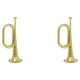 thumbnail image 2 of Greeniant Trompeta de caballería de latón, corneta de cobre, instrumento de música, desarrollo intelectual, juguetes vocales, cuerno con Oro 2piezas, 2 of 6
