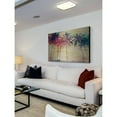 thumbnail image 3 of Parvez Taj  'Fall Red' Painting Print on Brushed Aluminum 18 x 12, 3 of 7