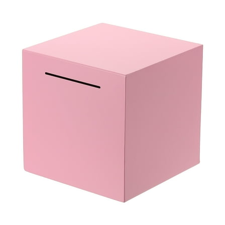 Piggy Bank for Adults, Pink Metal Piggy Bank Money Saving Box, 5.91 Inch
