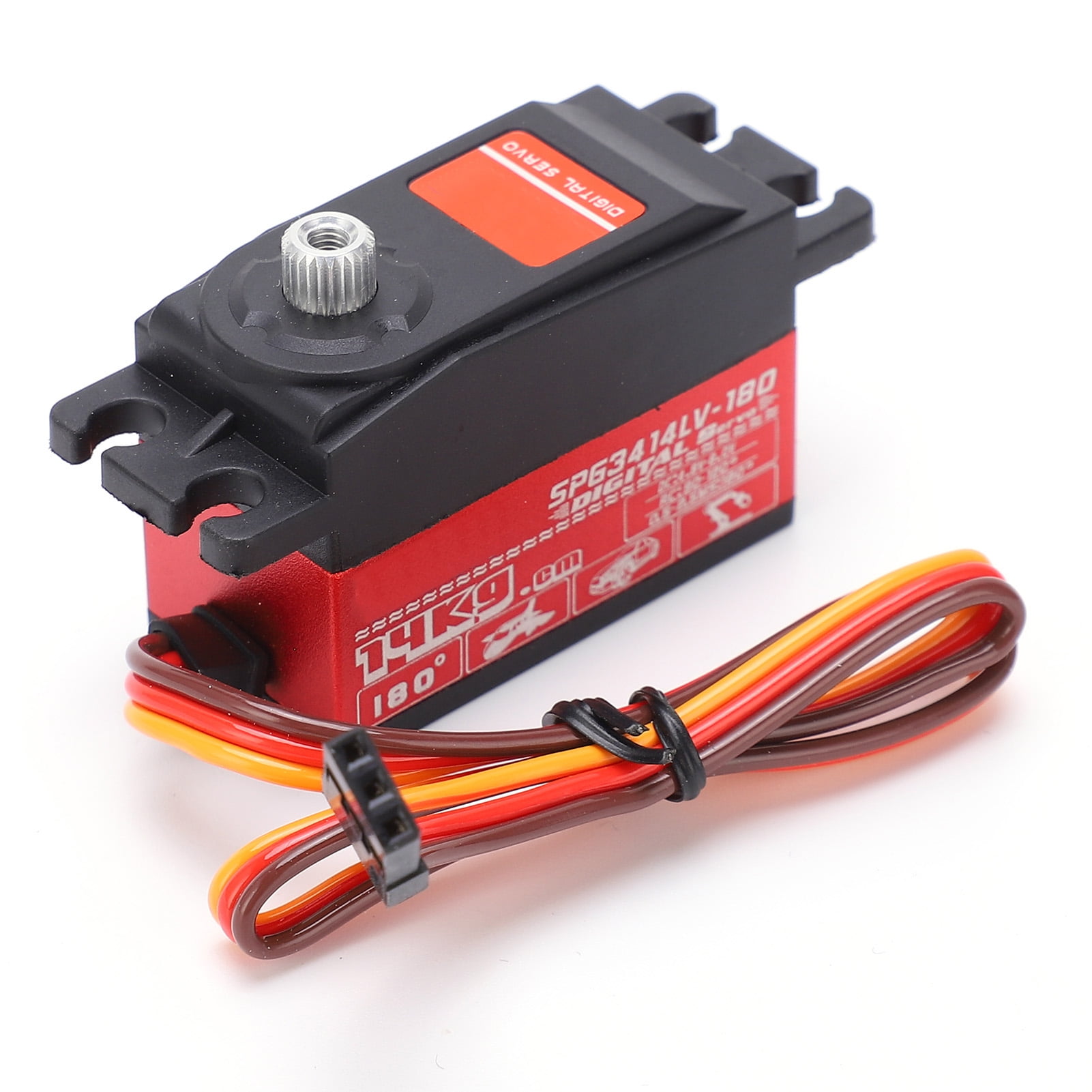 High Servo, 4.8v6.0v Low Noise High Gear Servo For Fixed Wing Aircraft