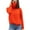 Orange, variant on HVOBTTY Women's Long Sleeved T Shirt, Fall and Winter Tops for Women, Women's Casual Solid Color Long Sleeve Face Covering Sun Protection Everyday Wear Top Beige, Beige
