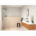 thumbnail image 6 of Glass Warehouse GW-F-RAD-38-PB Solaris 78" High X 38" Wide Shower Screen Frameless Shower, 6 of 7