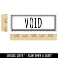 thumbnail image 2 of Void Double Line Border Self-Inking Rubber Stamp Ink Stamper for Business Office - Yellow Ink - Large 2-2/4 Inch, 2 of 7