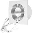 thumbnail image 1 of 100mm exhaust fan with cord - Silent wall mounted exhaust fan, compatible with kitchen, bathroom, home and toilet - Efficient ventilation solution NEW, 1 of 2